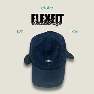 Killy Flexfit Navy Fleece Baseball Cap Unisex One Size Adjustable Warm Winter Ha